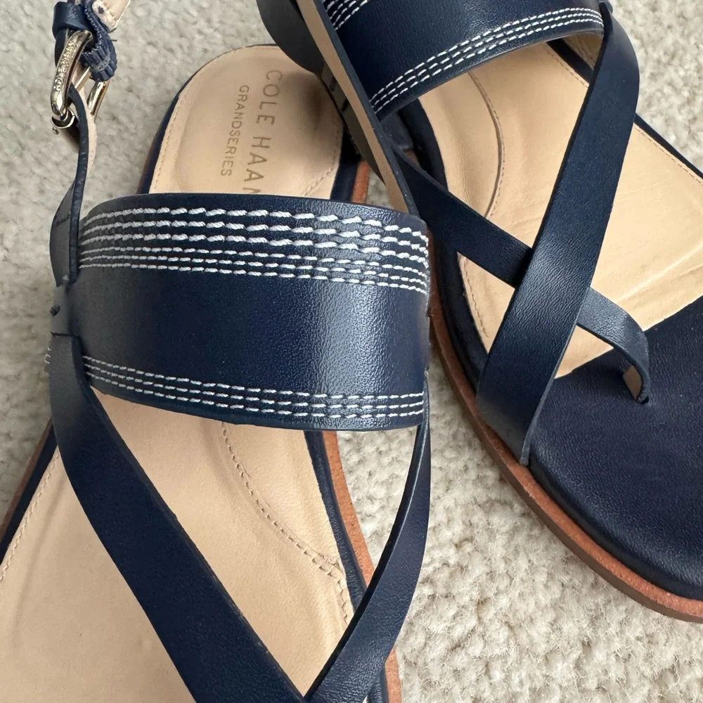 Cole Haan - Navy Sandals - Picture 4 of 9